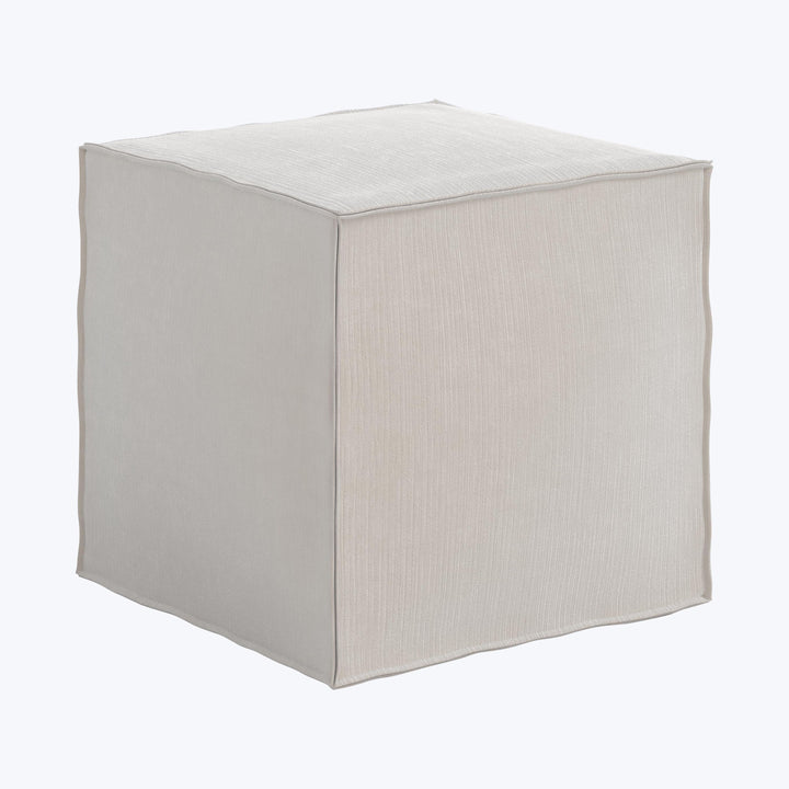 Langston Ottoman Performance Velvet Mineral