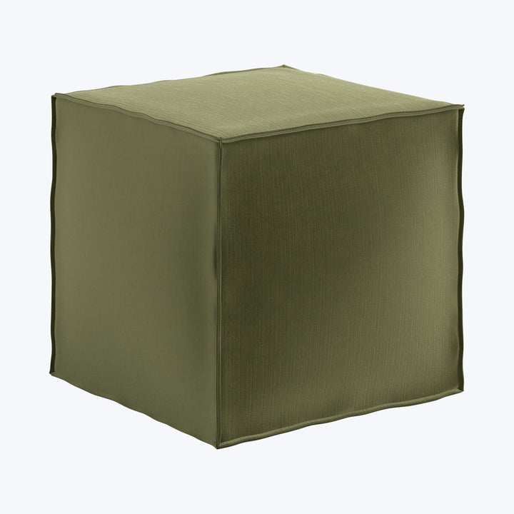 Langston Ottoman Performance Velvet Moss