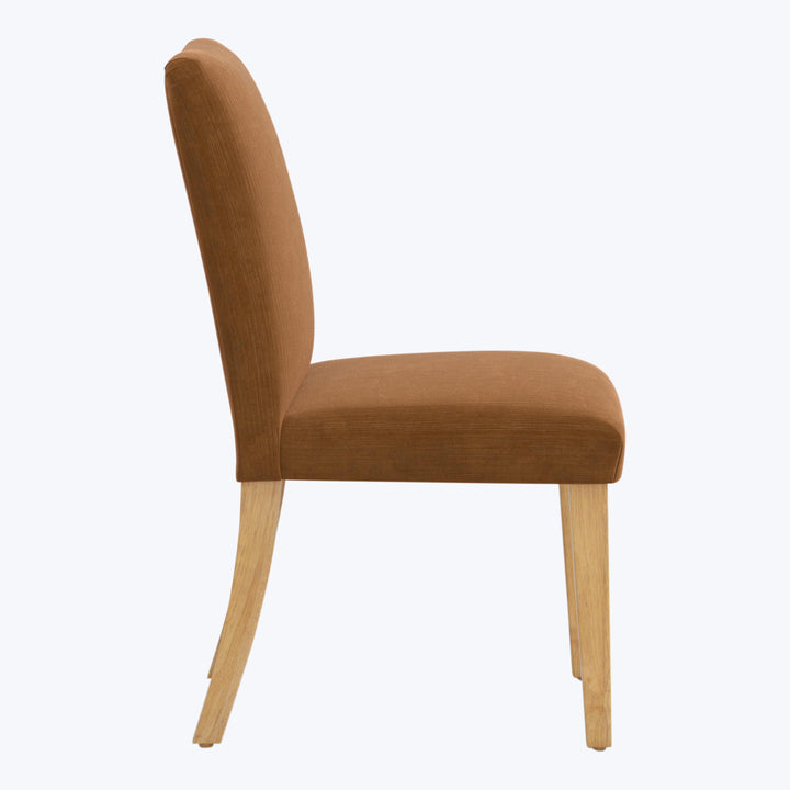 Kristy Dining Chair Performance Velvet Copper