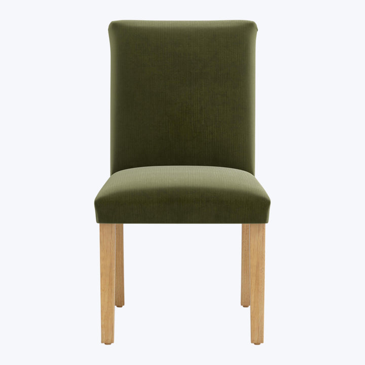 Kristy Dining Chair Performance Velvet Moss