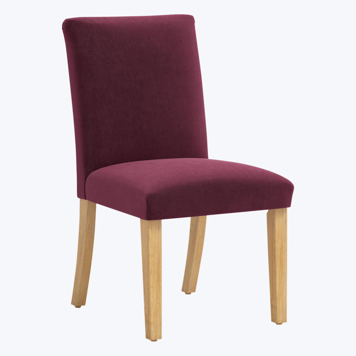 Kristy Dining Chair Performance Velvet Raisin
