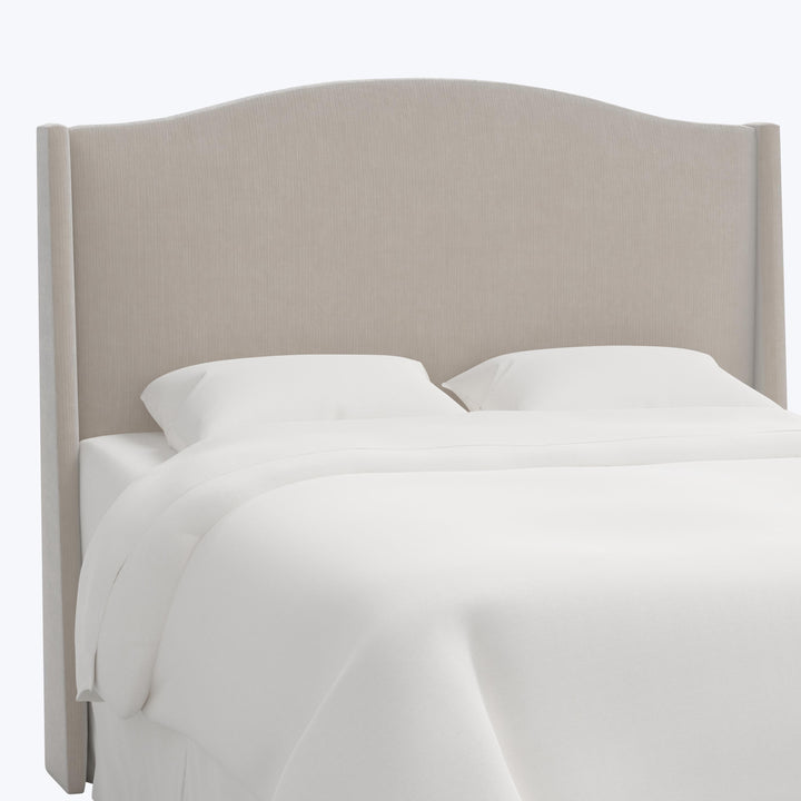 Ellis Headboard Twin / Performance Velvet Mineral