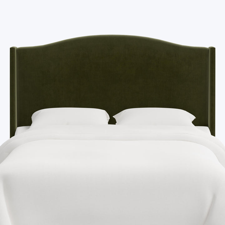Ellis Headboard Twin / Performance Velvet Moss