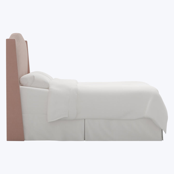 Ellis Headboard Twin / Performance Velvet Pink Champagne