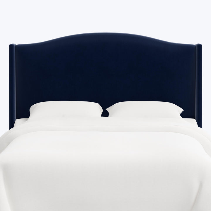Ellis Headboard Twin / Performance Velvet Ocean