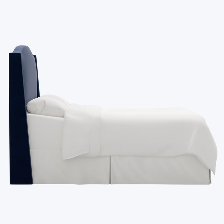 Ellis Headboard Twin / Performance Velvet Ocean