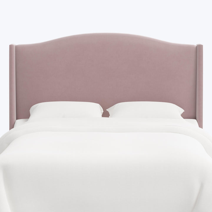 Ellis Headboard Twin / Performance Velvet Plum Frost