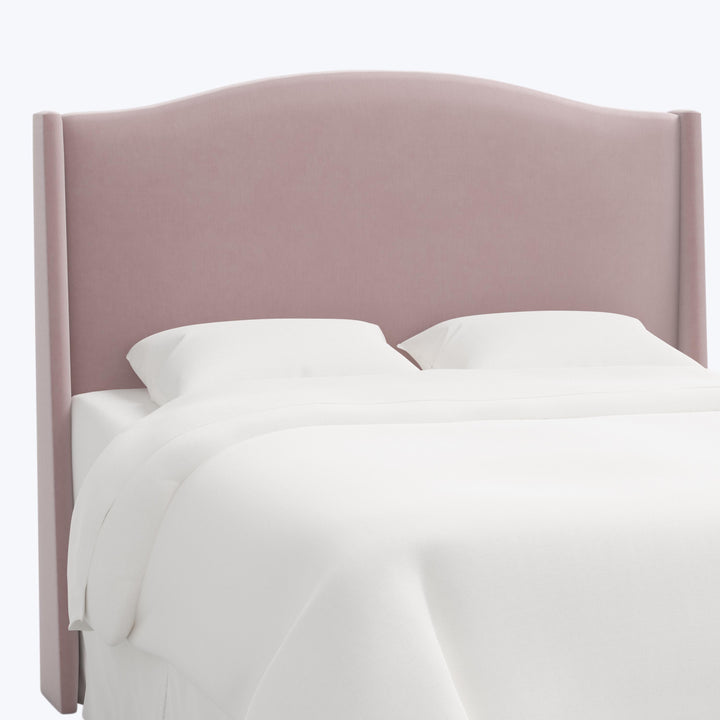 Ellis Headboard Twin / Performance Velvet Plum Frost