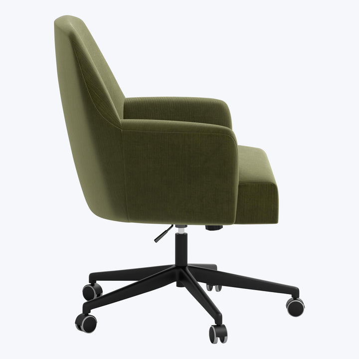 Annie's Office Chair Performance Velvet Moss