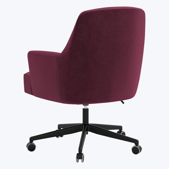 Annie's Office Chair Performance Velvet Raisin