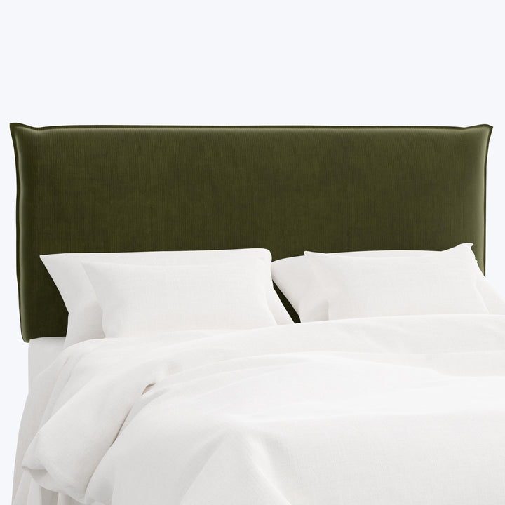 Willow Headboard Twin / Performance Velvet Moss