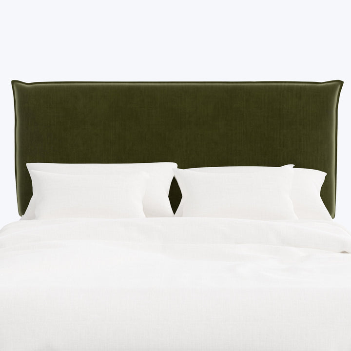 Willow Headboard Twin / Performance Velvet Moss