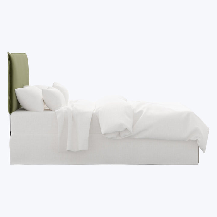 Willow Headboard Twin / Performance Velvet Moss