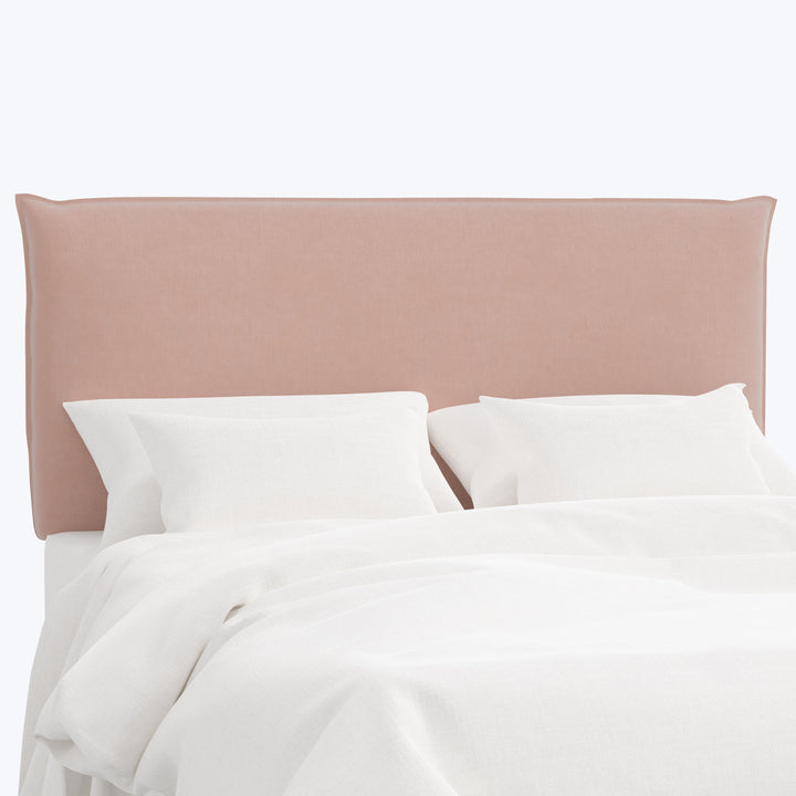 Willow Headboard Twin / Performance Velvet Pink Champagne