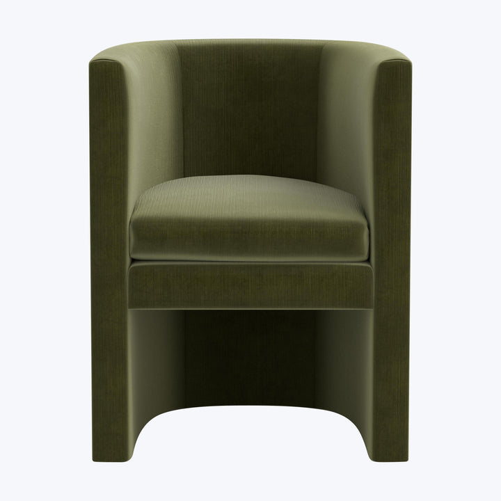 Sloane Dining Chair Performance Velvet Moss
