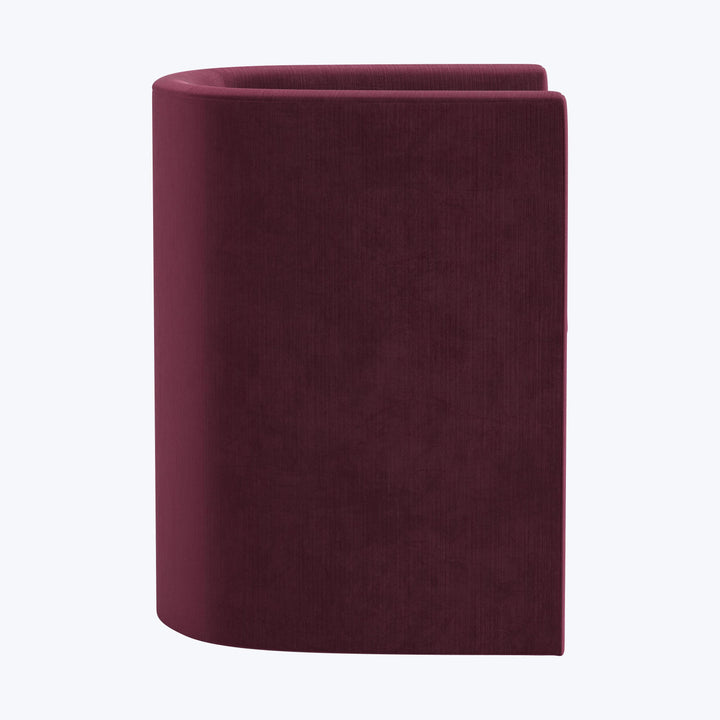 Sloane Dining Chair Performance Velvet Raisin