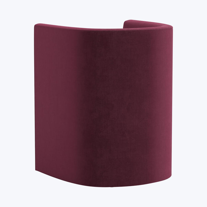 Sloane Dining Chair Performance Velvet Raisin