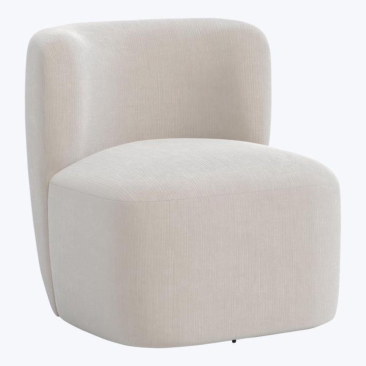 Nia Swivel Chair Performance Velvet Mineral