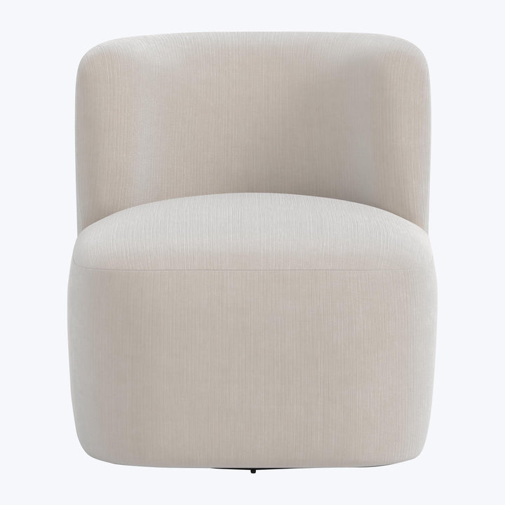 Nia Swivel Chair Performance Velvet Mineral