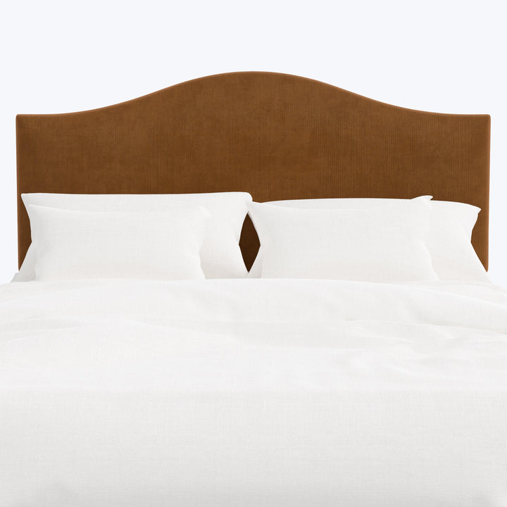 Wednesday Headboard Twin / Performance Velvet Copper