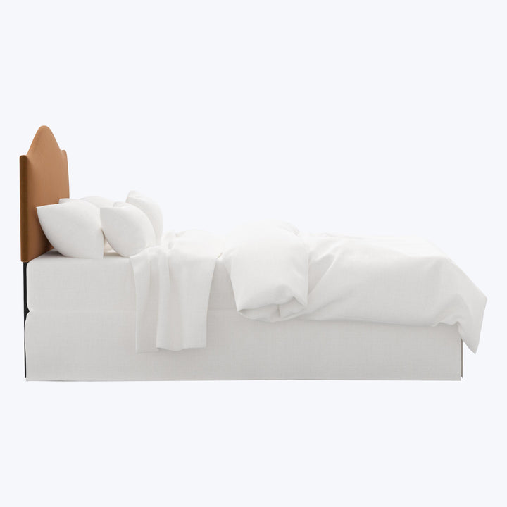 Wednesday Headboard Twin / Performance Velvet Copper