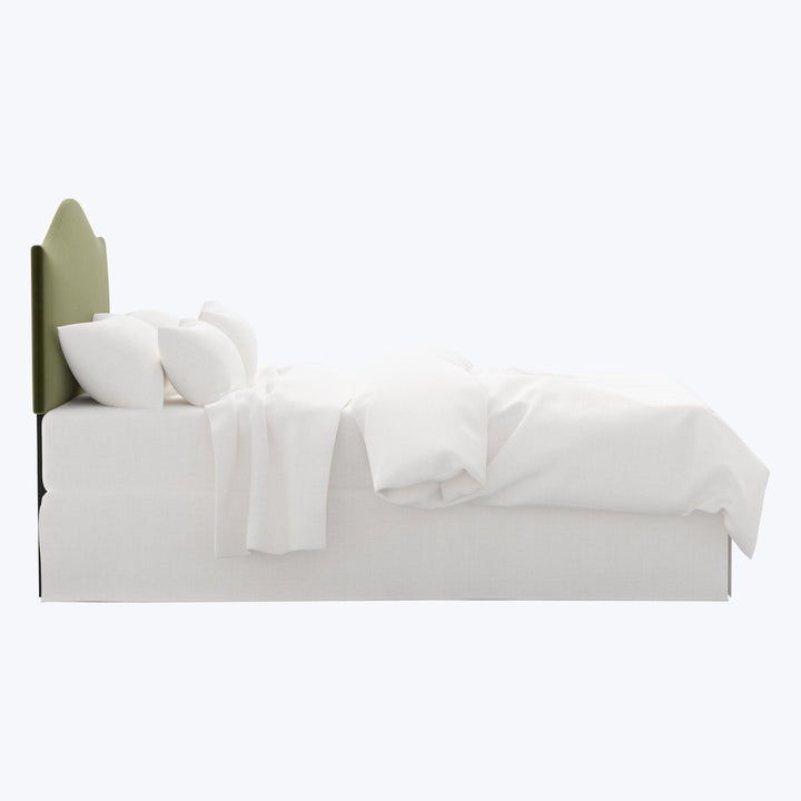 Wednesday Headboard Twin / Performance Velvet Moss