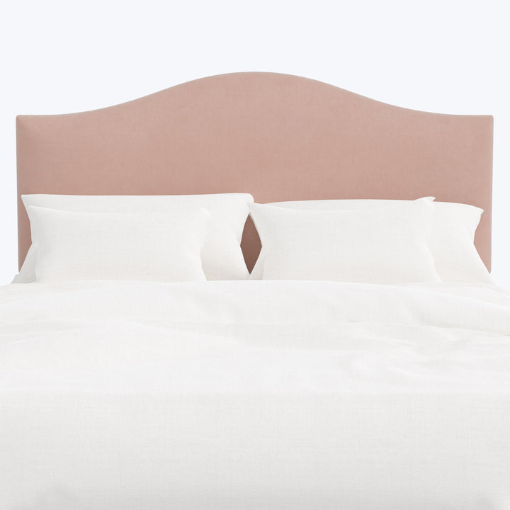 Wednesday Headboard Twin / Performance Velvet Pink Champagne