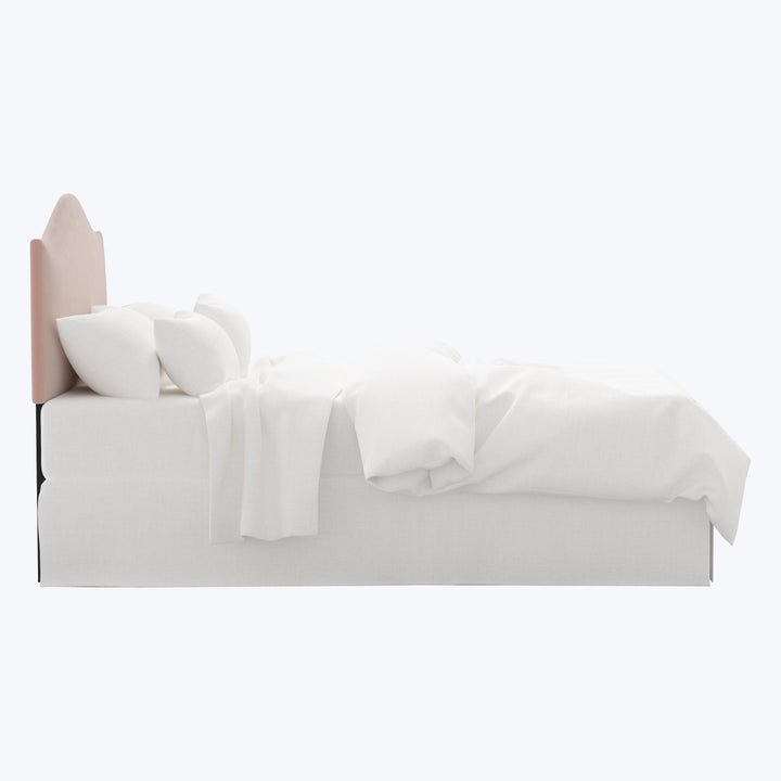Wednesday Headboard Twin / Performance Velvet Pink Champagne