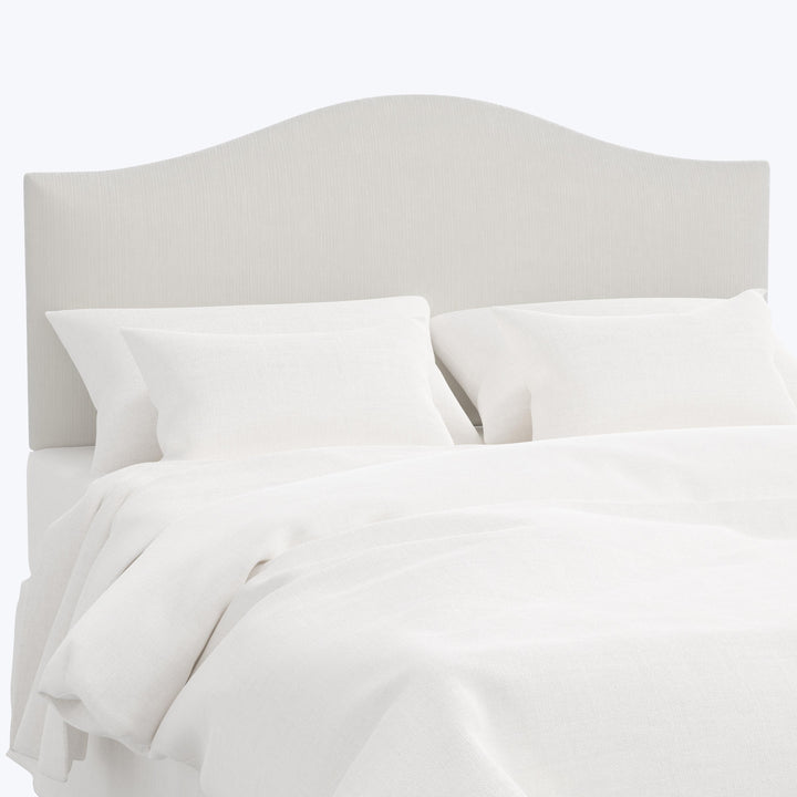 Wednesday Headboard Twin / Performance Velvet Snow