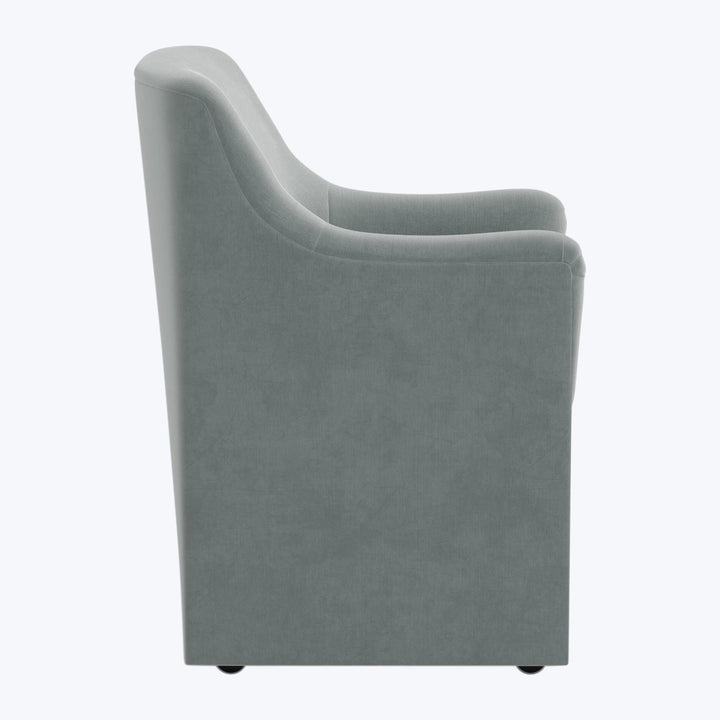 Priya Dining Chair Performance Velvet Lichen