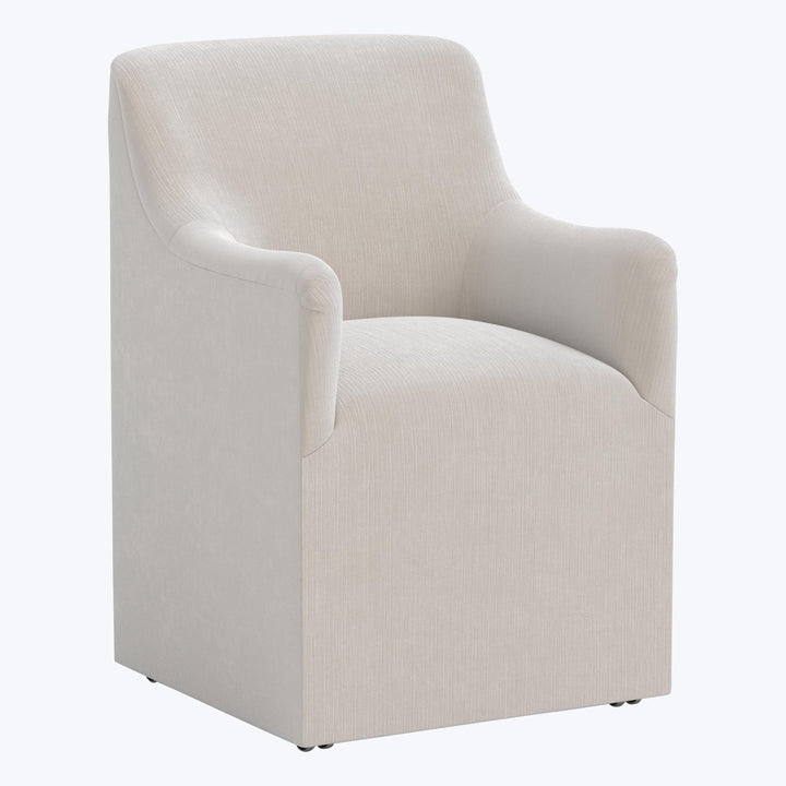 Priya Dining Chair Performance Velvet Mineral