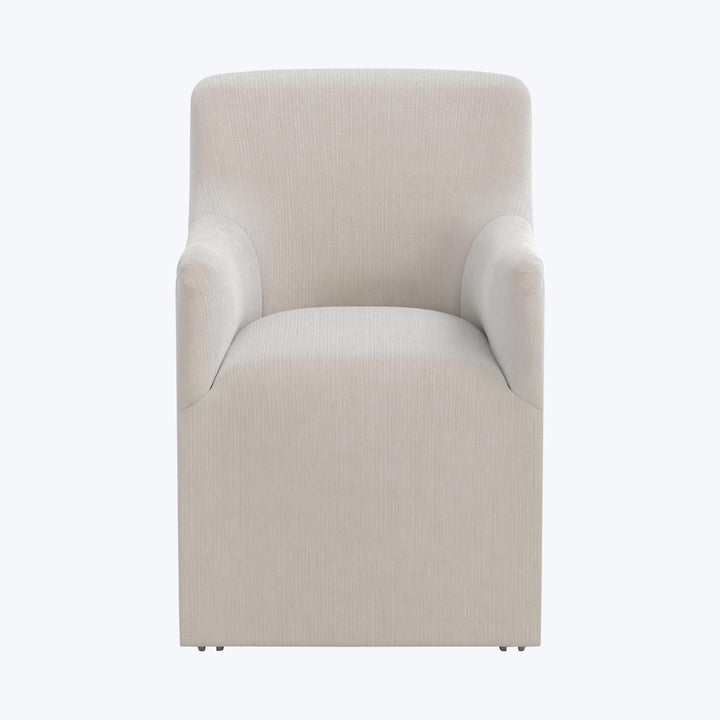 Priya Dining Chair Performance Velvet Mineral