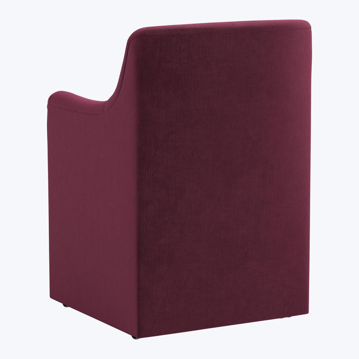 Priya Dining Chair Performance Velvet Raisin