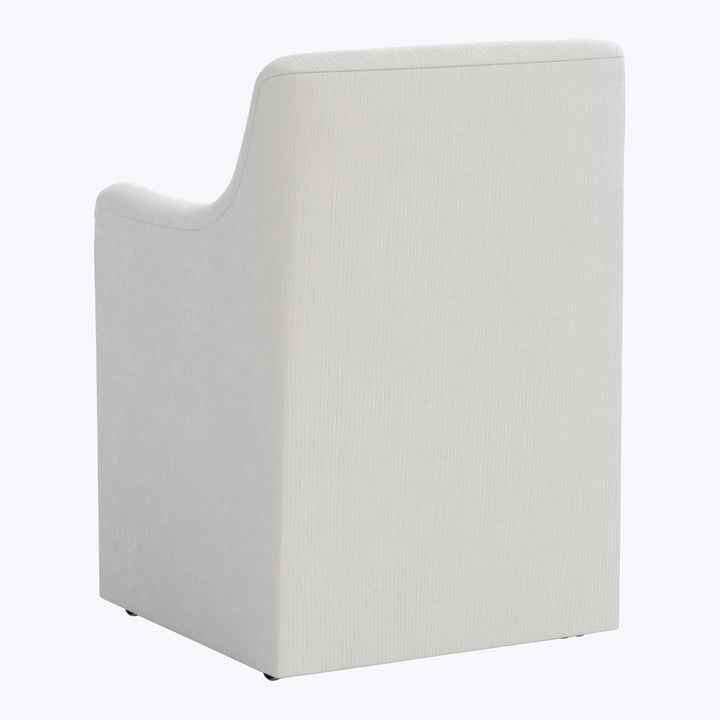 Priya Dining Chair Performance Velvet Snow