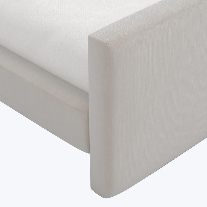 Alta Platform Bed Twin / Performance Velvet Mineral