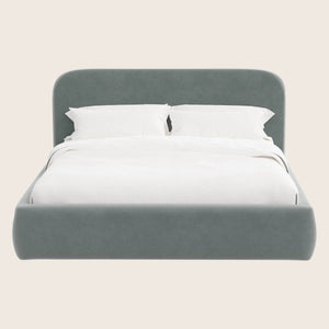 Emme Platform Bed Twin / Performance Velvet Raisin - hover