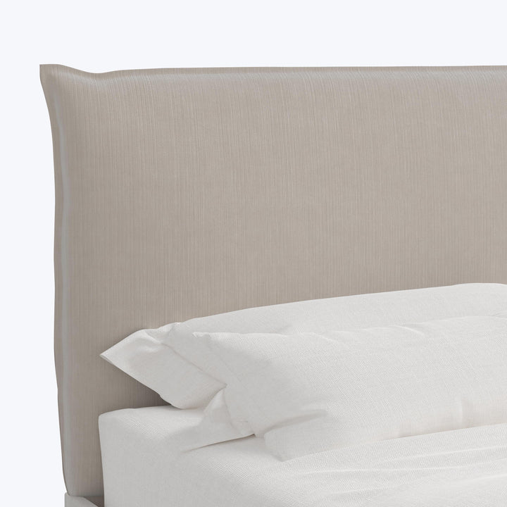 Willow Platform Bed Twin / Performance Velvet Mineral