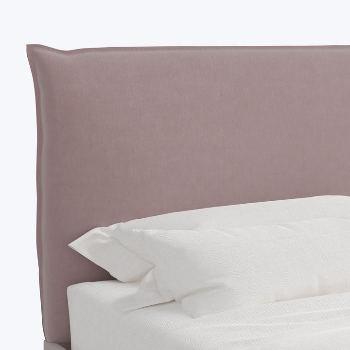 Willow Platform Bed Twin / Performance Velvet Plum Frost