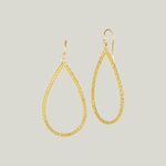 Stardust Elongated Teardrop Earring