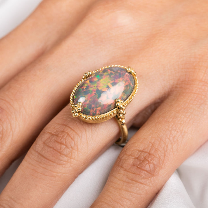 One of a Kind Ethiopan Opal Ring