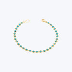 Textile Bracelet in Turquoise