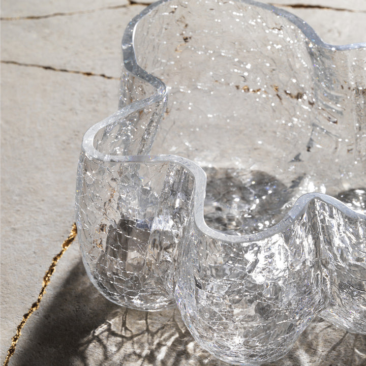 Crackle Bowl Clear