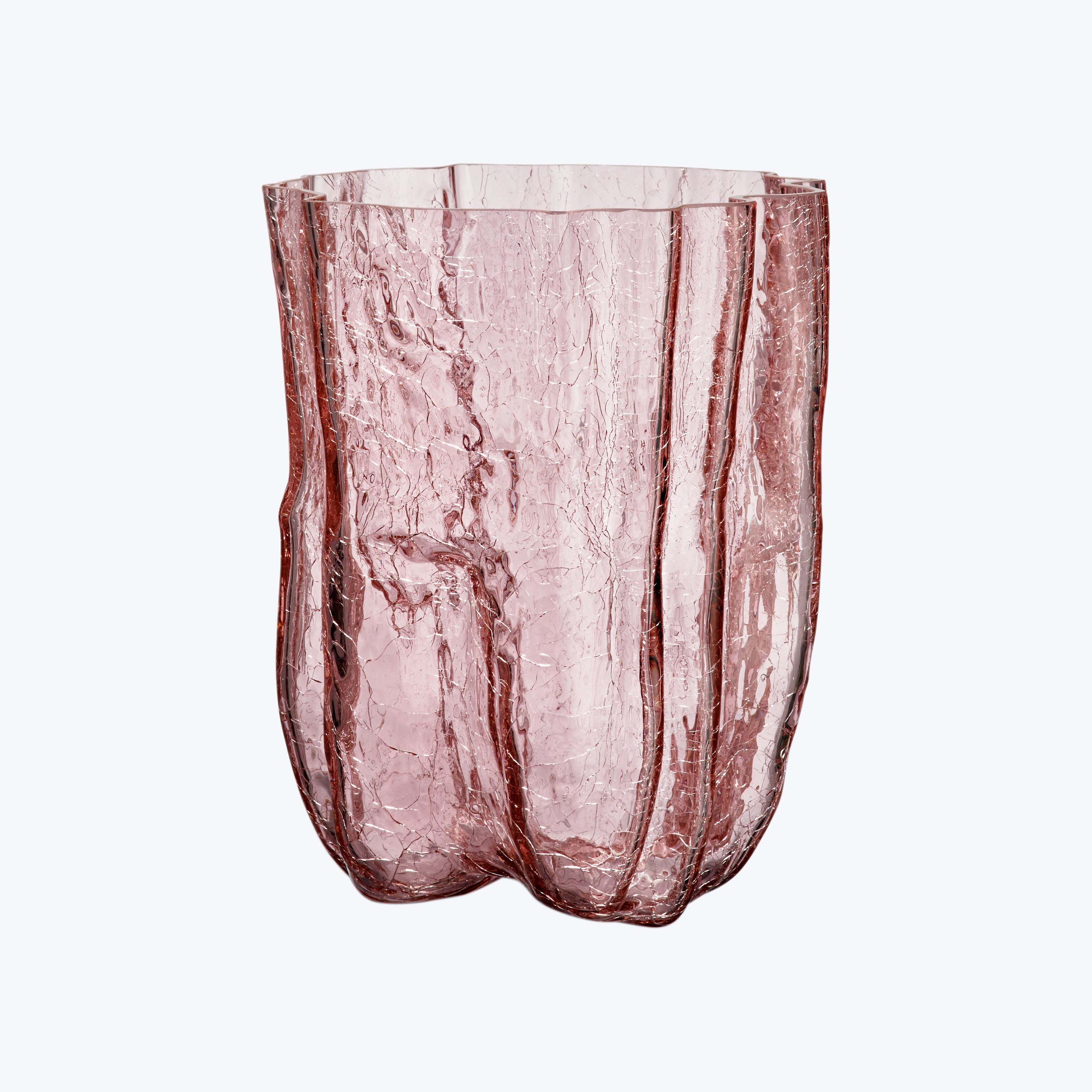 Crackle Vase Solid