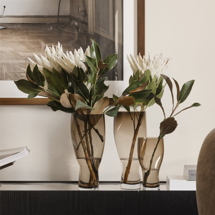 Squeeze Vase Smokey Brown / Small