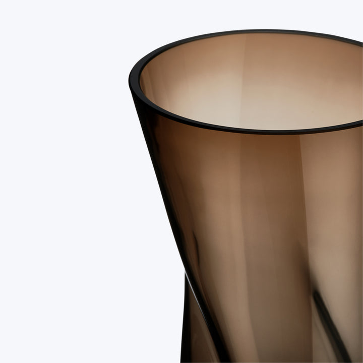 Squeeze Vase Smokey Brown / Tall