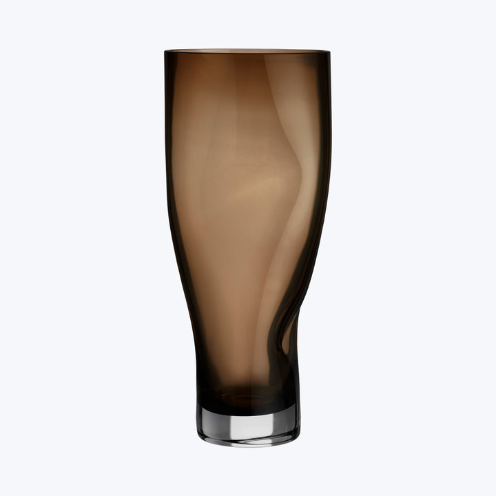 Squeeze Vase Smokey Brown / Tall