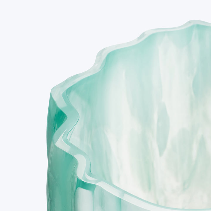 Crackle Vase Jade / Tall