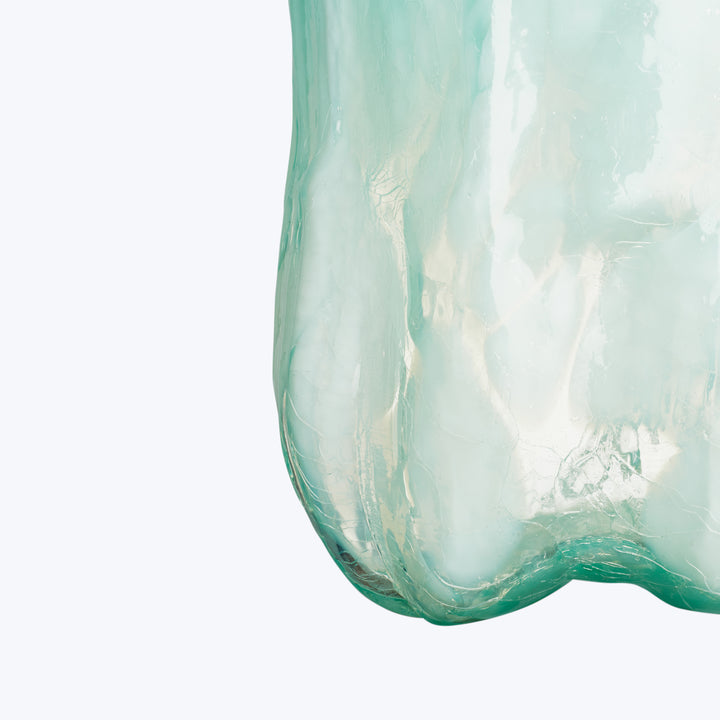 Crackle Vase Jade / Tall