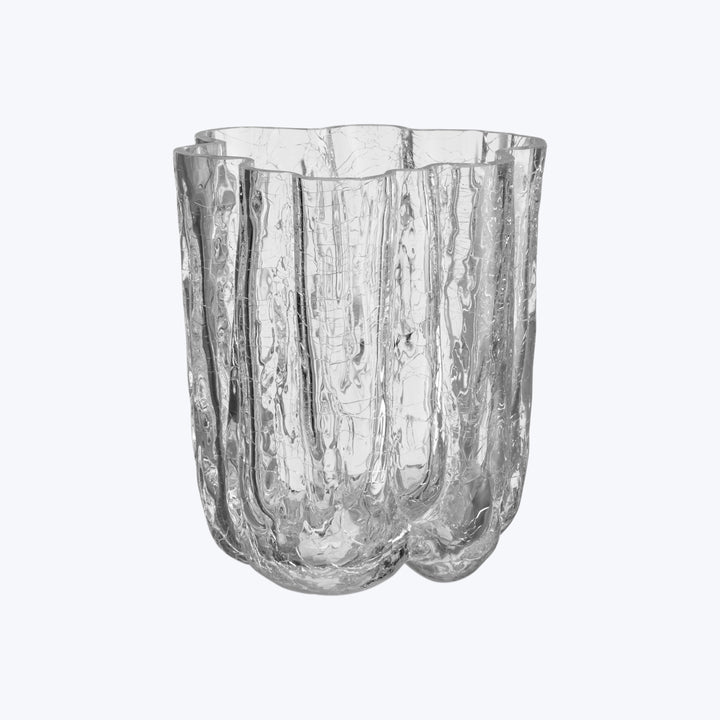 Crackle Vase Clear / Small