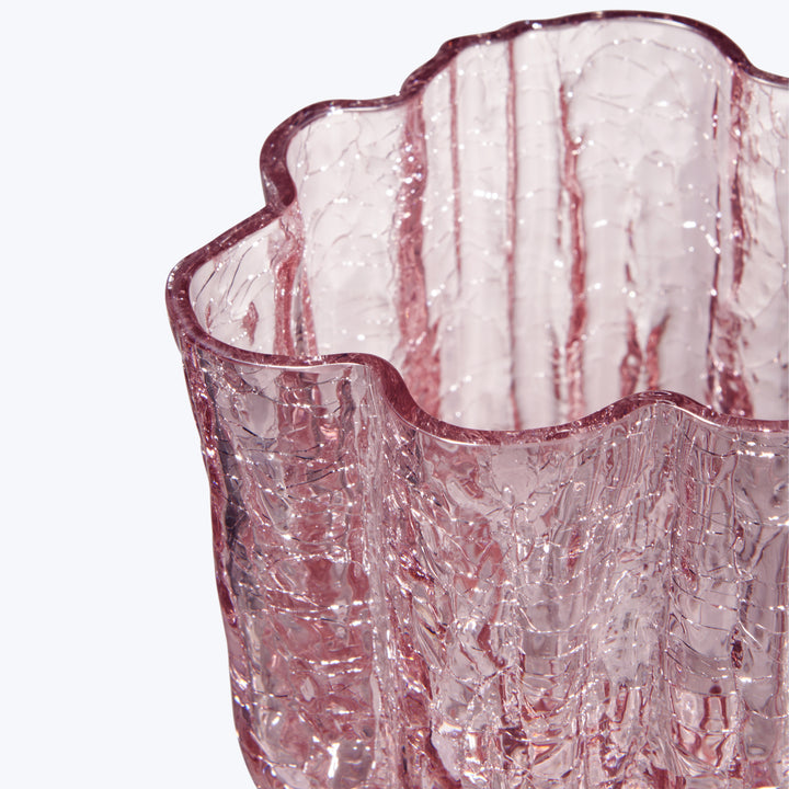 Crackle Vase Pink / Small